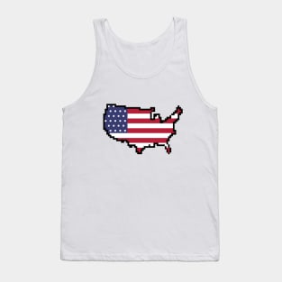 8-bit United States of America Tank Top